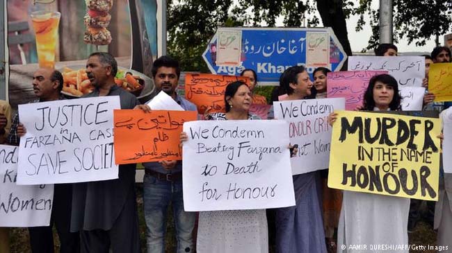 تشدید میزان مجازات قتل‌های ناموسی در پاکستان 